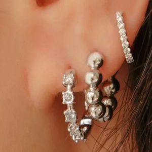 DANA REBECCA POPPY RAE WHITE GOLD HOOPS